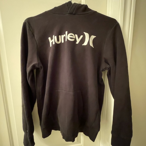 Hurley Other - Black Hurley Hoodie, Child size 18/20